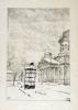 Добужинский М.В. Исаакий в метель. 1922. ГРМ